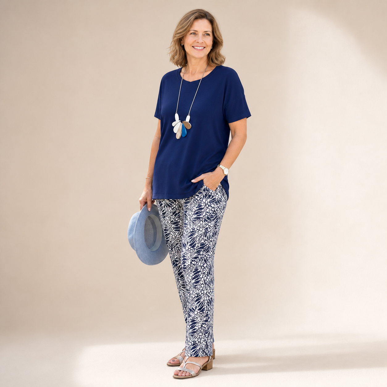 Vincenza Fossati™ Coordinated Two-Piece Set for Effortless Style