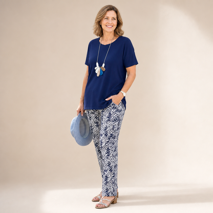 Vincenza Fossati™ Coordinated Two-Piece Set for Effortless Style