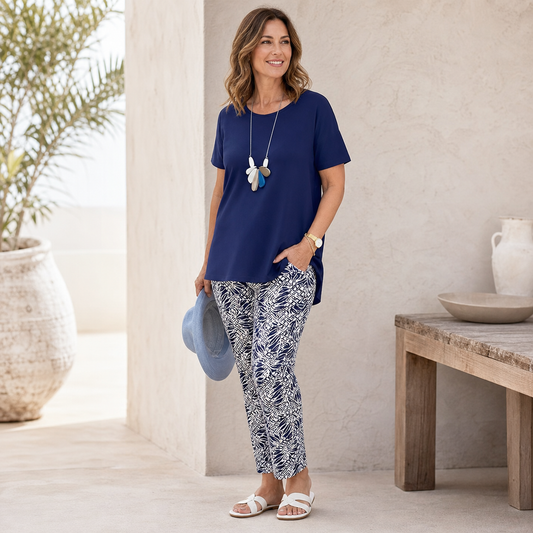 Vincenza Fossati™ Coordinated Two-Piece Set for Effortless Style