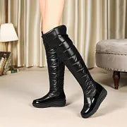 Violetta Spadaro™ Cozy Winter Boots with Elegant Bow