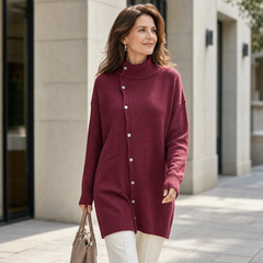 Vittorina Pastore™ Long Turtleneck Sweater for Cozy Everyday Style