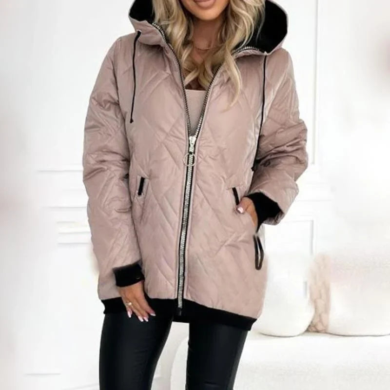 Viviana Pettine™ Tailored High-Collar Winter Jacket for Everyday Warmth