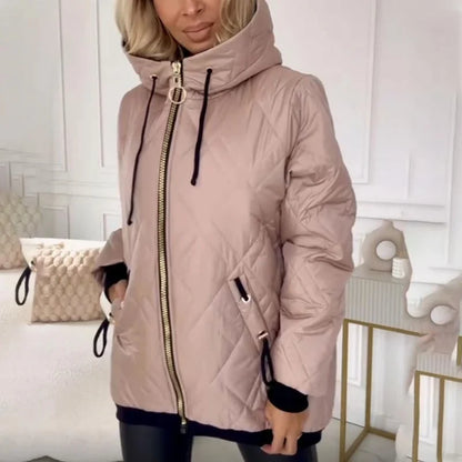 Viviana Pettine™ Tailored High-Collar Winter Jacket for Everyday Warmth