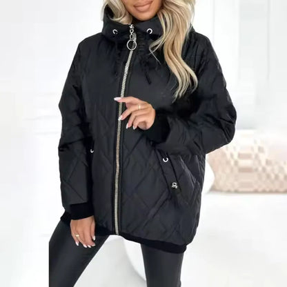 Viviana Pettine™ Tailored High-Collar Winter Jacket for Everyday Warmth