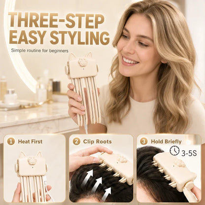 Voluriané™ Cordless Heated Hair Rollers for Effortless Volume