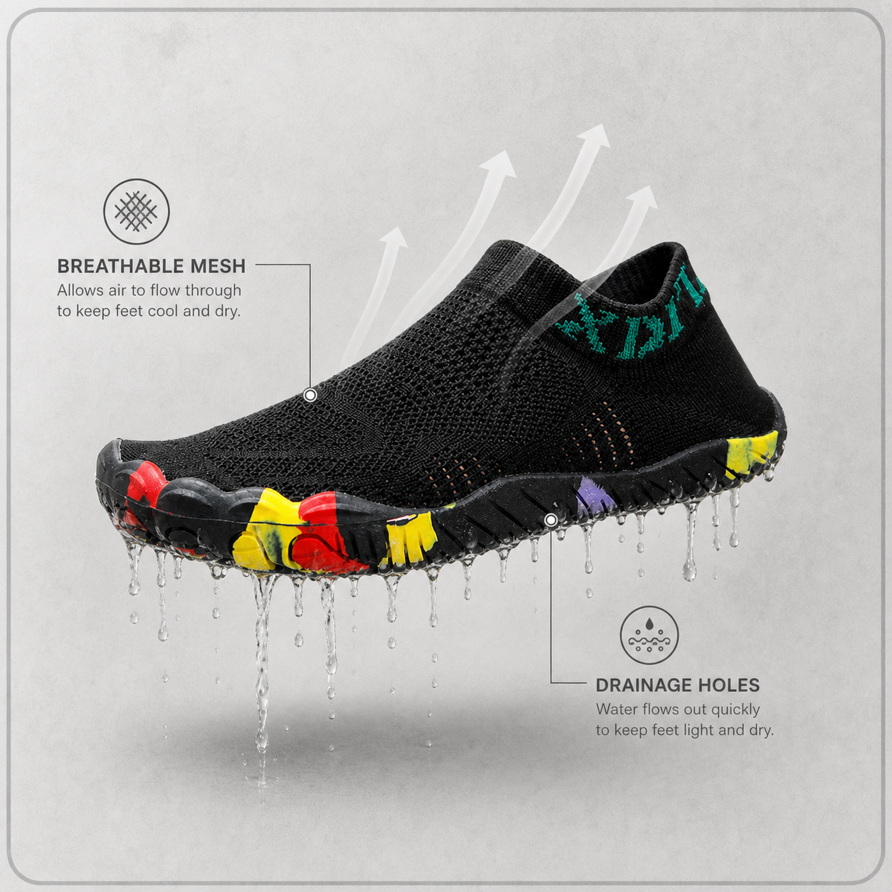 WadeFlow™ Versatile Wading Shoes for Land and Water