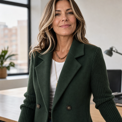 Wanda Cusano™ Soft-Touch Blazer for Polished Everyday Comfort