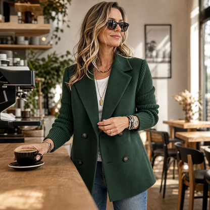 Wanda Cusano™ Soft-Touch Blazer for Polished Everyday Comfort