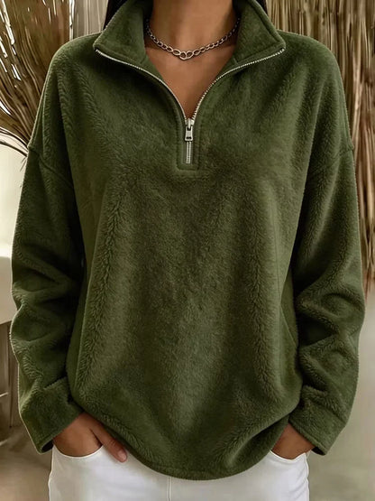 Wanda Occhipinti™ Cosy High Collar Sweatshirt