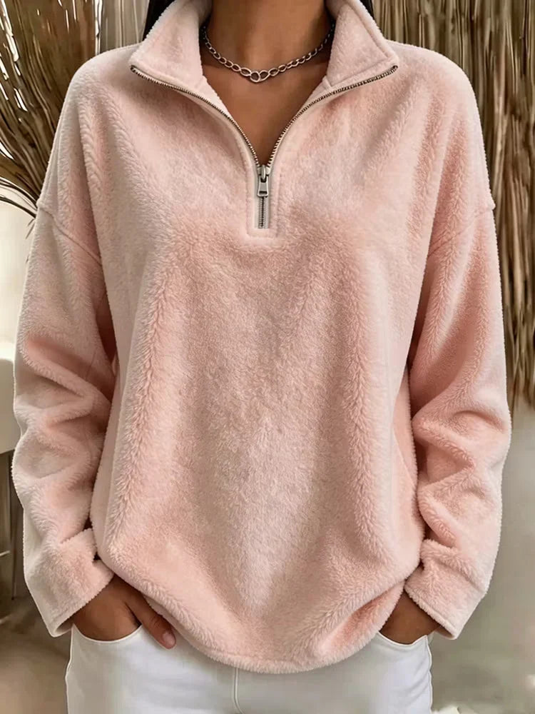 Wanda Occhipinti™ Cosy High Collar Sweatshirt