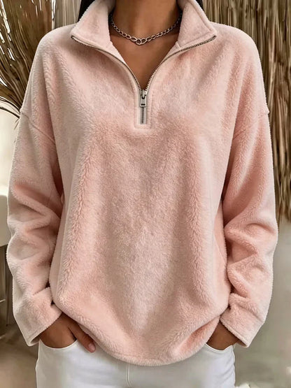 Wanda Occhipinti™ Cosy High Collar Sweatshirt