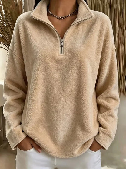 Wanda Occhipinti™ Cosy High Collar Sweatshirt