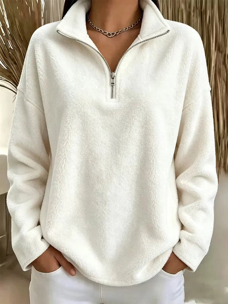 Wanda Occhipinti™ Cosy High Collar Sweatshirt