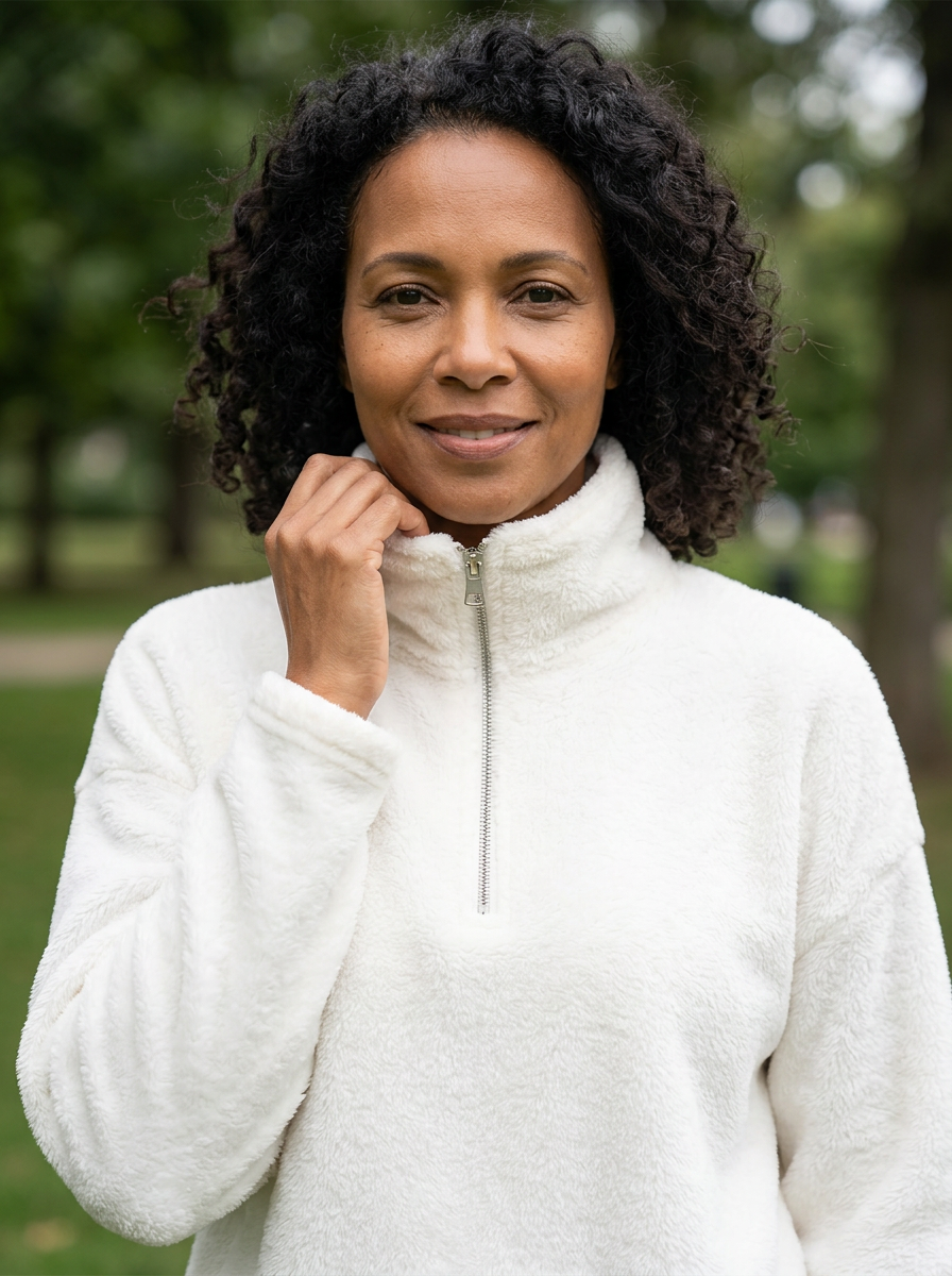 Wanda Occhipinti™ Cosy High Collar Sweatshirt
