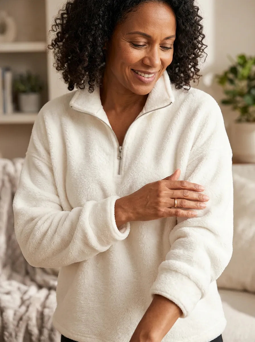 Wanda Occhipinti™ Cosy High Collar Sweatshirt