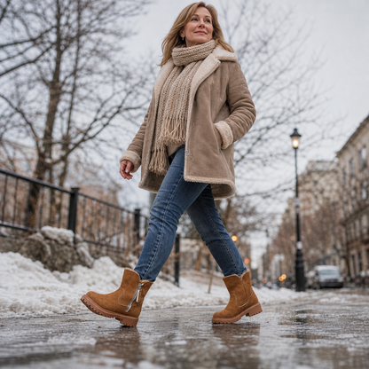 Warmella™ Cozy Winter Boots with Easy Zip