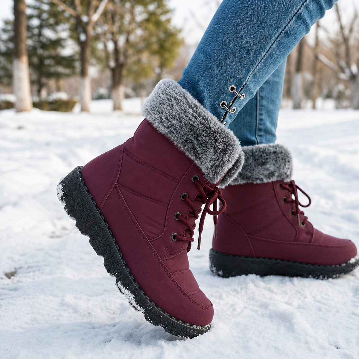 WarmStride™ Insulated Winter Boots with Non-Slip Grip