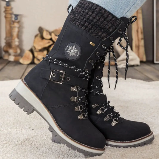 WarmStride Women's Waterproof Knee Snow Boots - main front product view