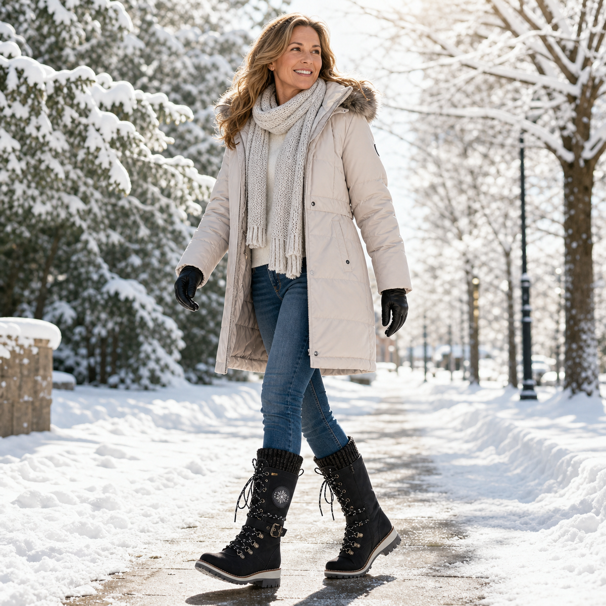 WarmStride Pro™ Insulated Snow Boots for Icy Winter Walks