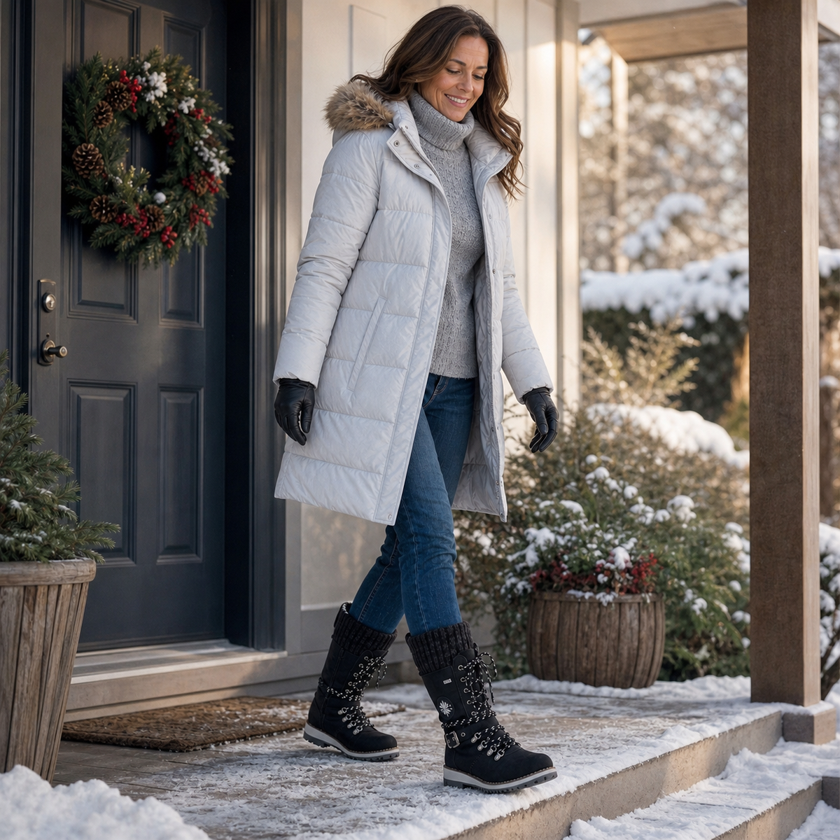 WarmStride Pro™ Insulated Snow Boots for Icy Winter Walks