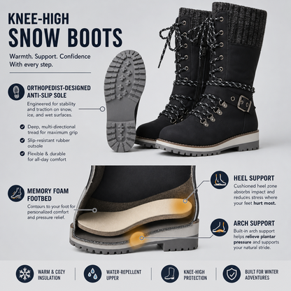 WarmStride Pro™ Insulated Snow Boots for Icy Winter Walks