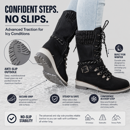 WarmStride Pro™ Insulated Snow Boots for Icy Winter Walks