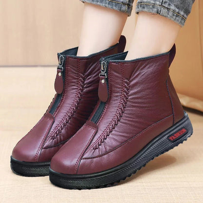 Winterella™ Cozy Zippered Winter Ankle Boots