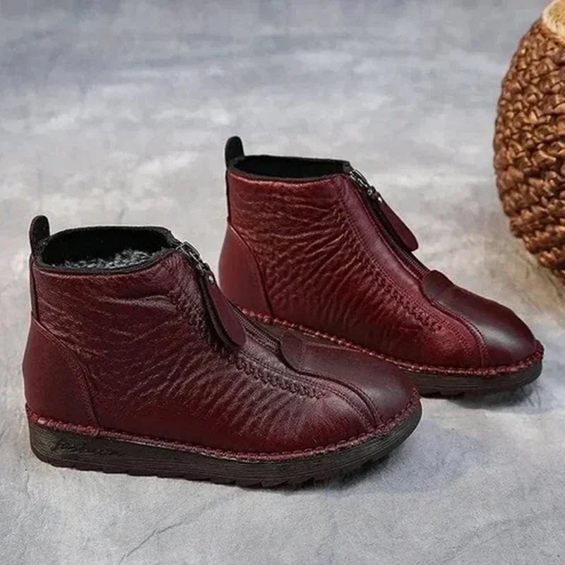Winterella™ Cozy Zippered Winter Ankle Boots