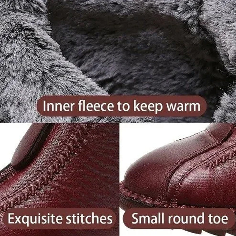 Winterella™ Cozy Zippered Winter Ankle Boots