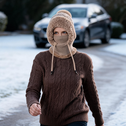 Wrappella™ Plush Lined Scarf Hat
