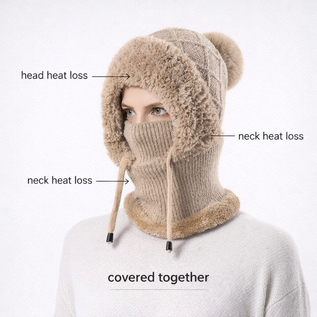 Wrappella™ Plush Lined Scarf Hat