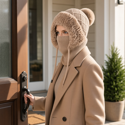 Wrappella™ Plush Lined Scarf Hat
