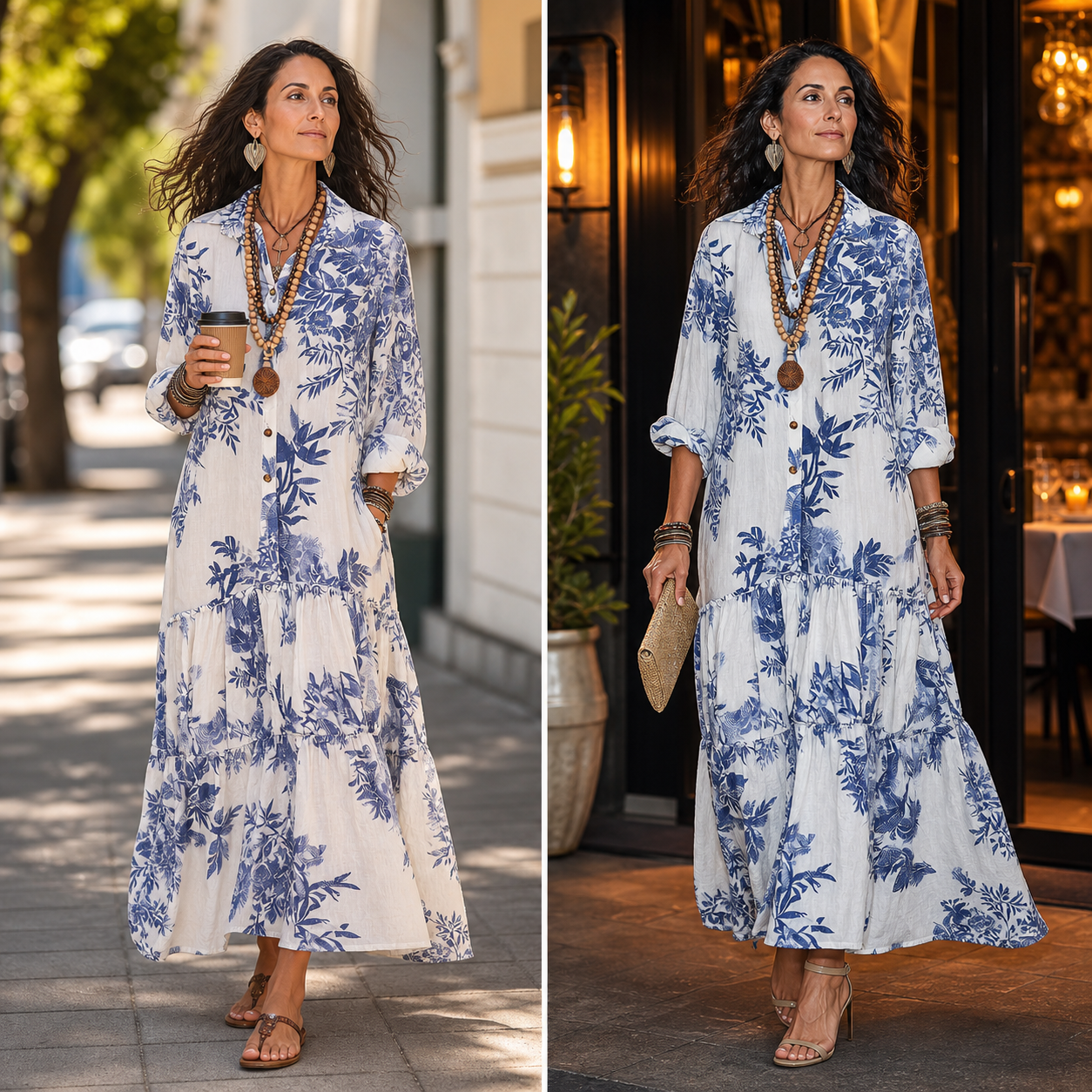 Yara Piancastelli™ Versatile Feminine Dress for Day to Night