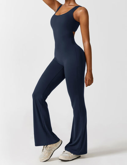 Roberta Fit™ Slim jumpsuit with a flap at the back