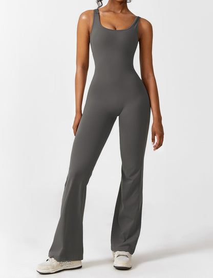 Roberta Fit™ Slim jumpsuit with a flap at the back