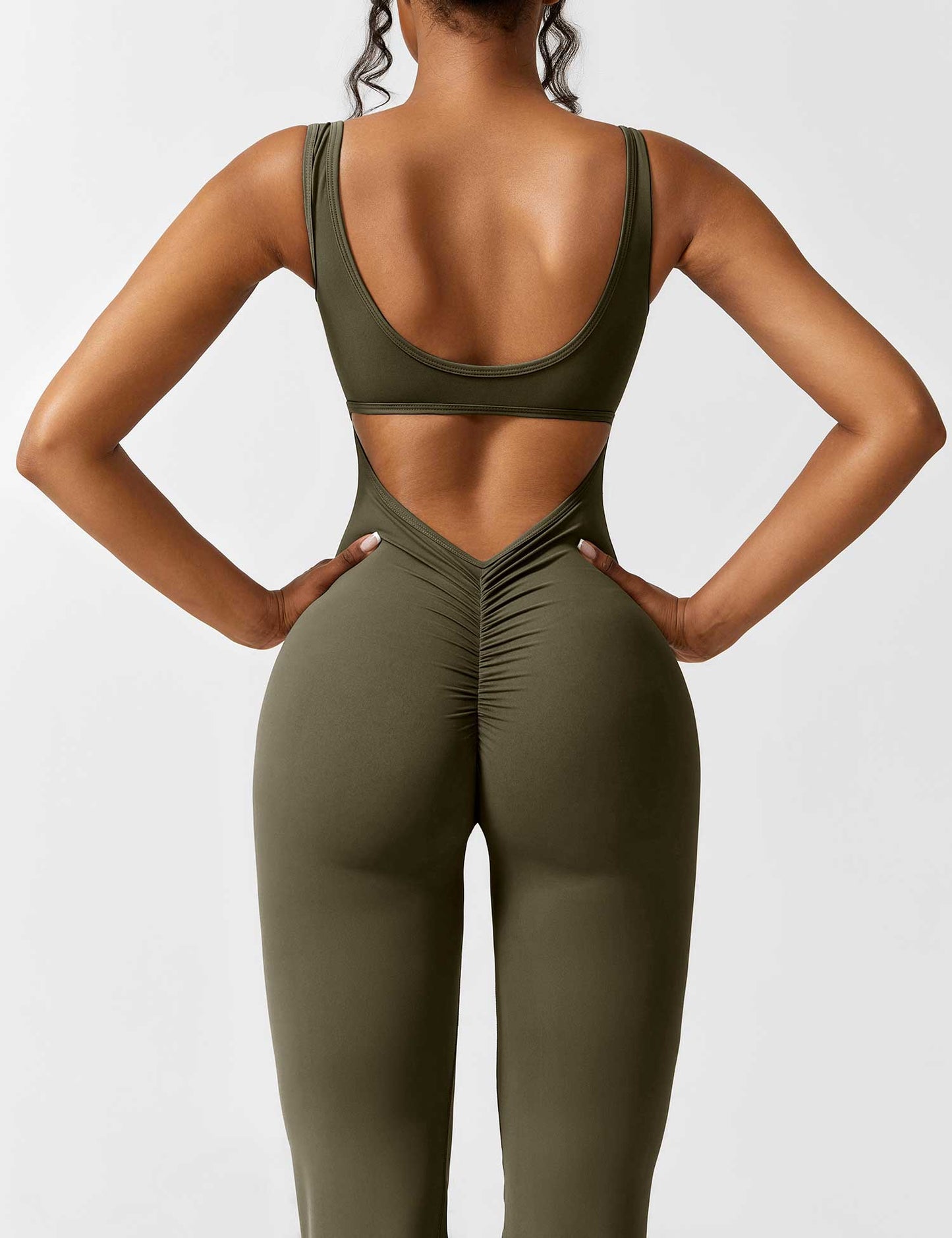 Roberta Fit™ Slim jumpsuit with a flap at the back