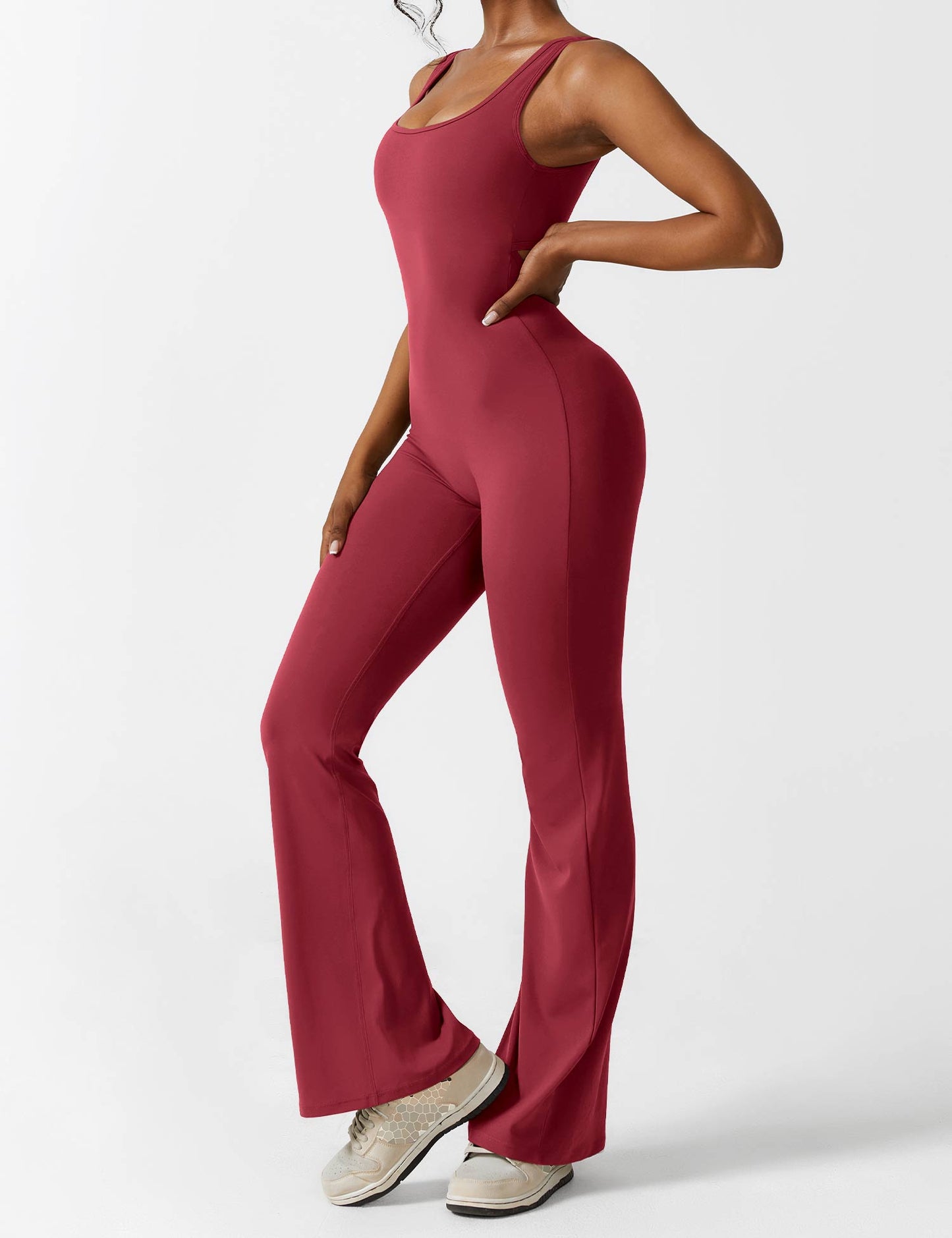 Roberta Fit™ Slim jumpsuit with a flap at the back
