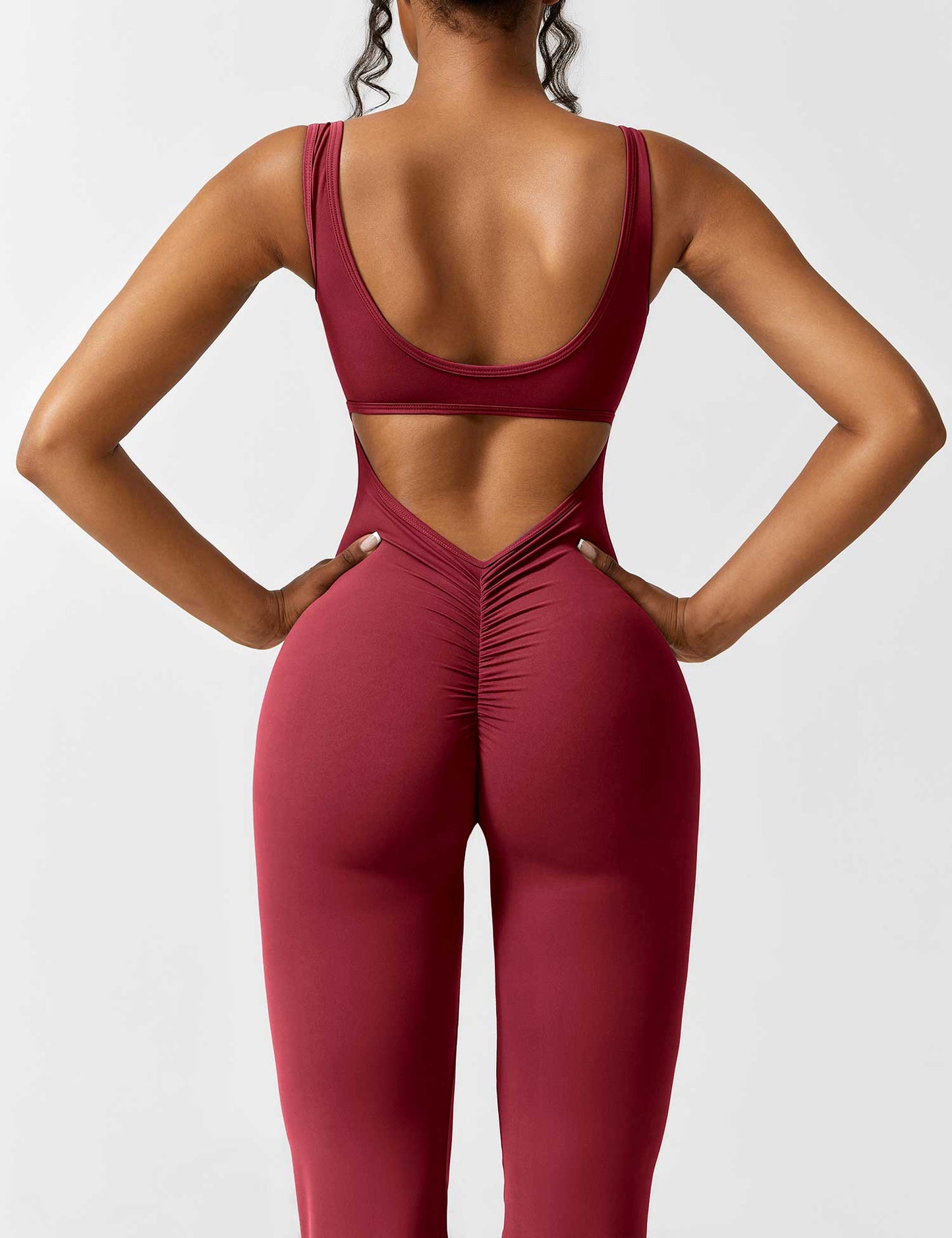 Roberta Fit™ Slim jumpsuit with a flap at the back