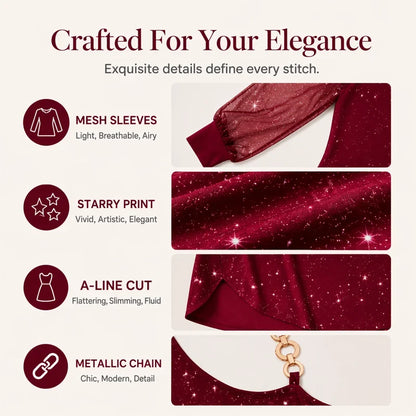 Zaira Bonarrigo™ Elegant Sleeve Evening Dress