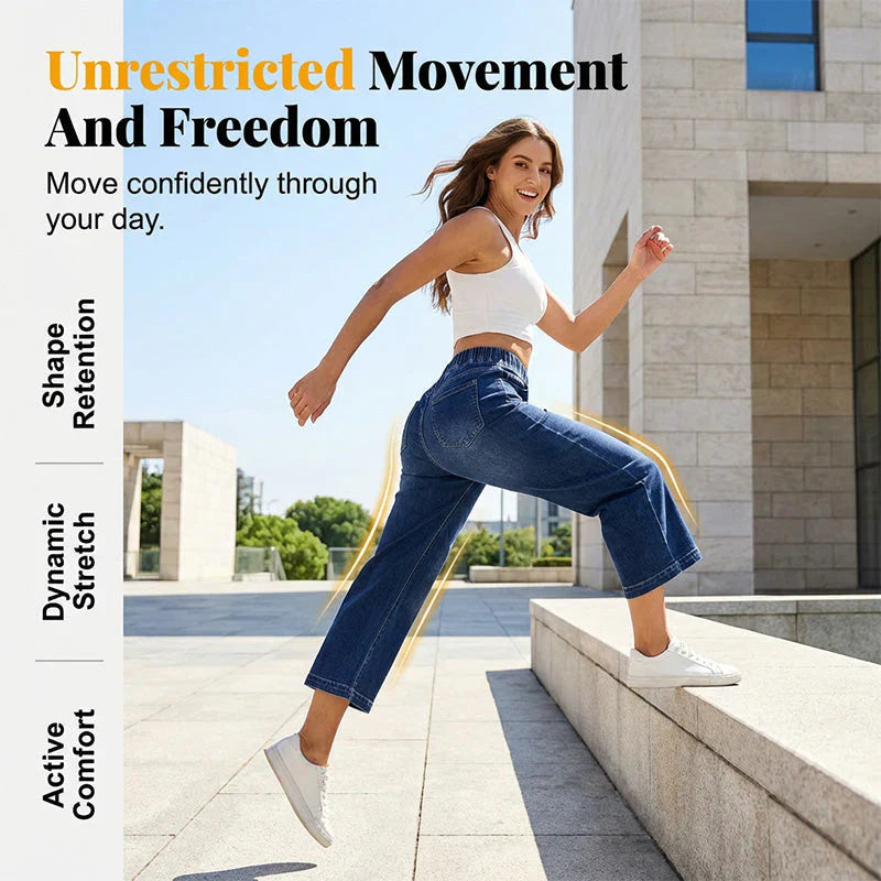 Zeffirina Tobia™ Wide Leg Cropped Jeans for Everyday Comfort