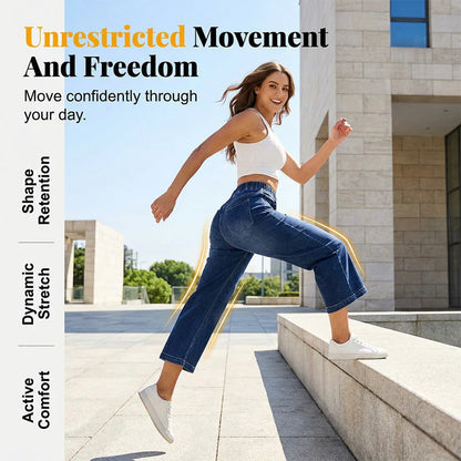 Zeffirina Tobia™ Wide Leg Cropped Jeans for Everyday Comfort