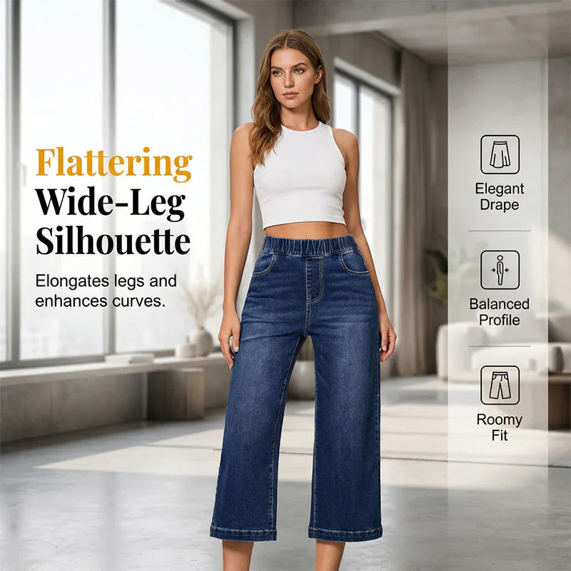 Zeffirina Tobia™ Wide Leg Cropped Jeans for Everyday Comfort
