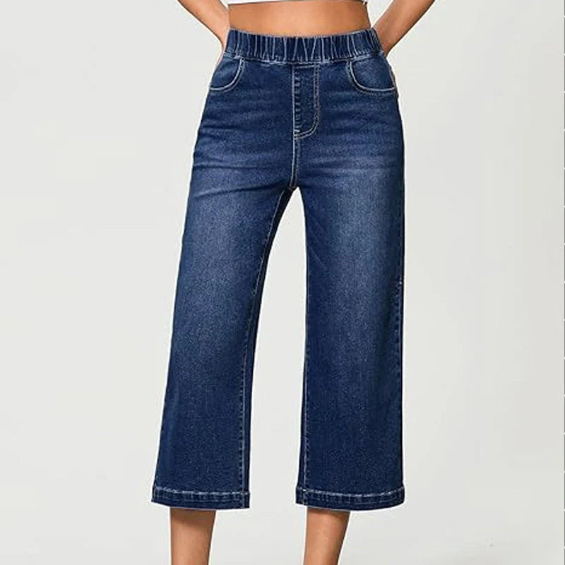 Zeffirina Tobia™ Wide Leg Cropped Jeans for Everyday Comfort