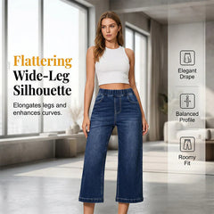 Zeffirina Tobia™ Wide Leg Cropped Jeans for Everyday Comfort