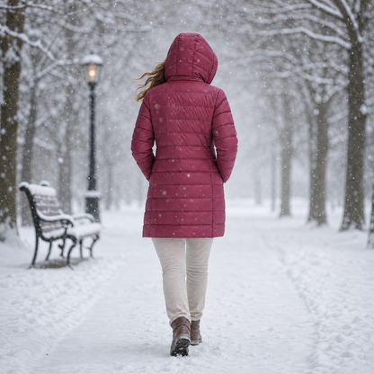 Zeffirina Camerini™ Insulated Longline Puffer Coat for Stylish Winter Comfort