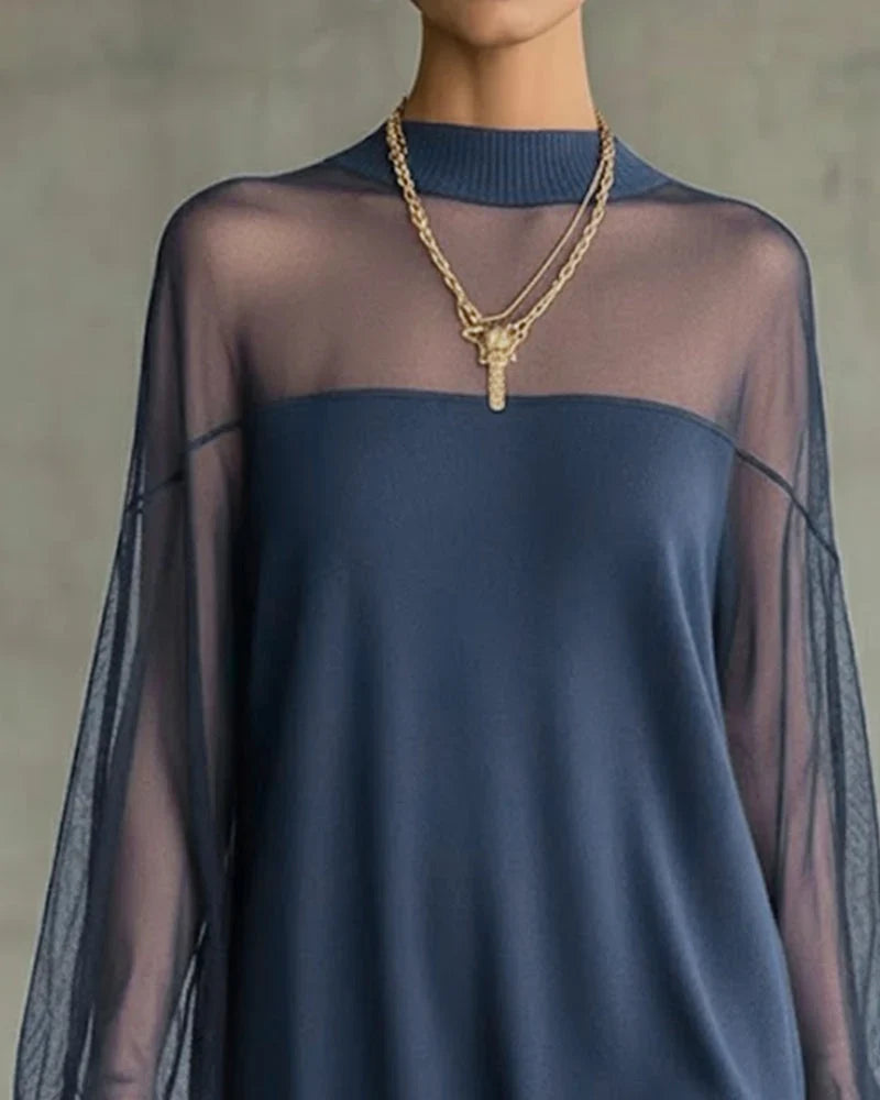 Zelinda Balducci™ Effortless Sheer Dress for Casual Occasions
