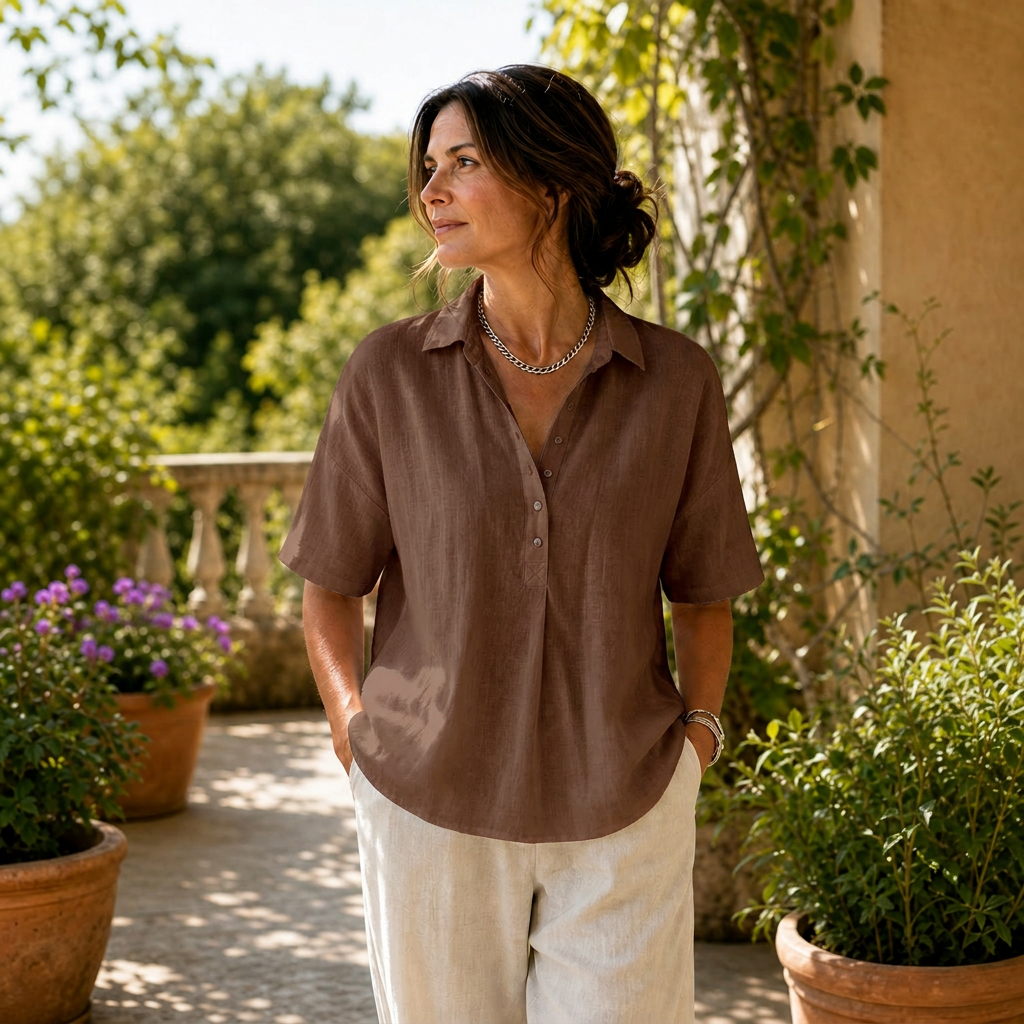 Zelinda Fucini™ Casual Summer Blouse for Effortless Comfort