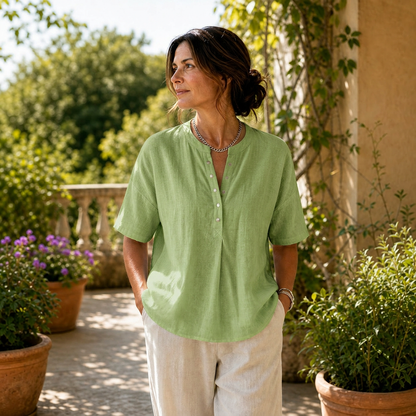 Zelinda Fucini™ Casual Summer Blouse for Effortless Comfort