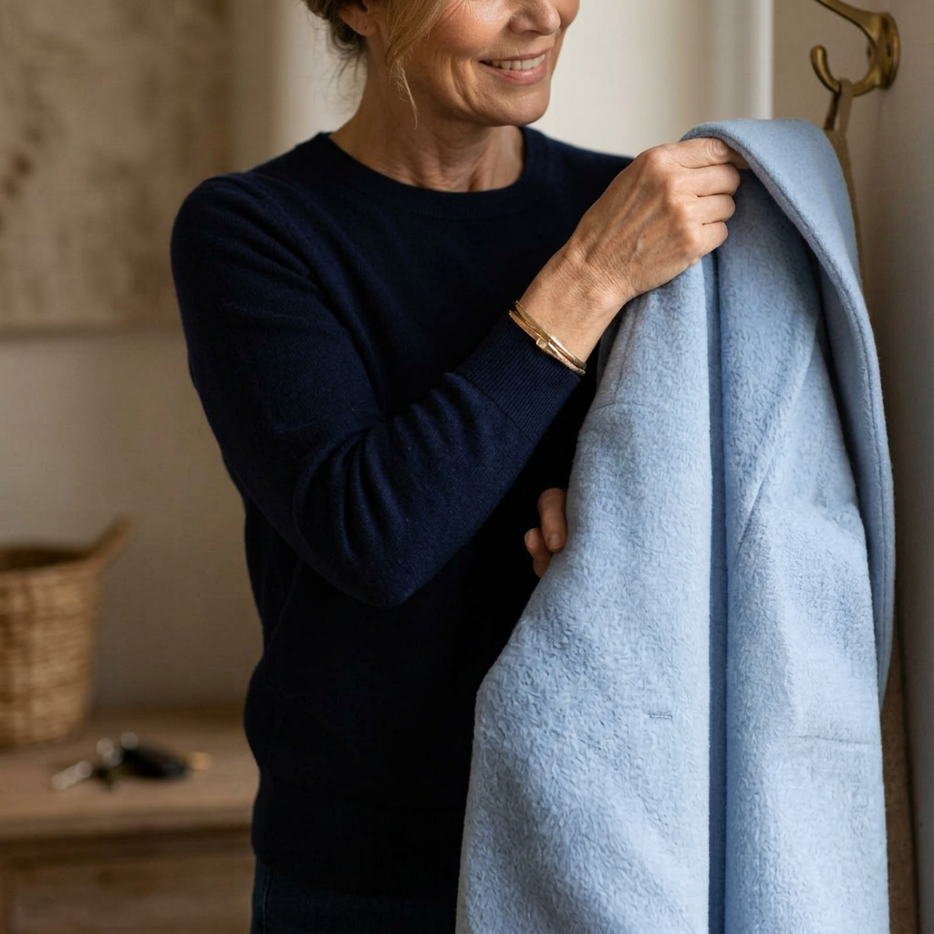 Zelinda Gambardella™ Draped Wrap Coat for Effortless Elegance