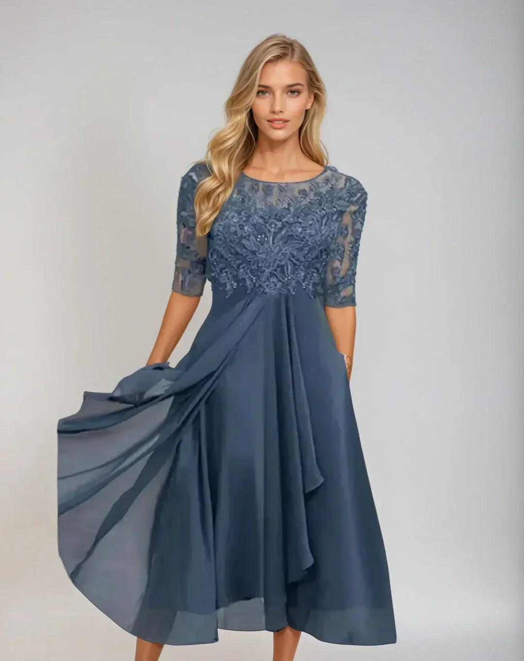 Zelinda Piccirillo™ Flattering Floral Dress for Effortless Elegance